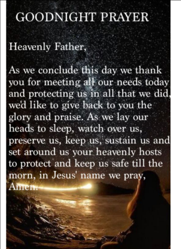 God Bless Good Night Click To Pray